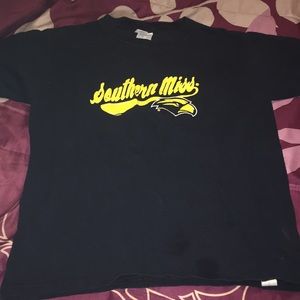 Black and gold Southern Miss shirt